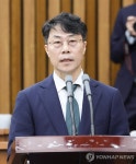 인사말 하는 김성수 대법관 후보자