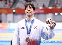 이주호, 배영 100ｍ 동메달