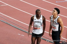 조엘진·비웨사, 44년 만의 육상 100m 메달 도전 실패
