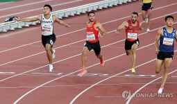 조엘진, 100m 결선 4위 기록