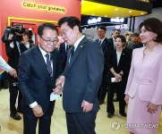 이재명 대통령, K-엑스포 농심 부스 방문