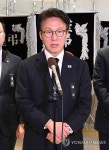 최형우 전 장관 빈소 조문 마친 김민석 대표