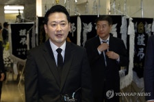 최형우 전 장관 빈소 조문 마친 장동혁 대표