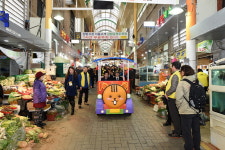 김해시 삼방전통시장에 칙칙폭폭 다람쥐 미니기차가 떴다!