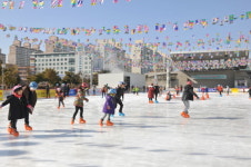 광주시청 야외스케이트장 7만5000여 명 다녀가