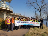 진주시 상대동행정복지센터, 남강변 환경정화활동 및 깨끗한 진주가꾸기 행사 실시