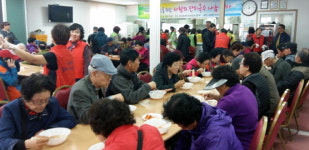 여수시 미평동, 사랑의 잔치국수 나눔