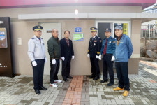 산청경찰서, 삼한사랑채아파트 범죄예방 우수주차장 인증패 수여