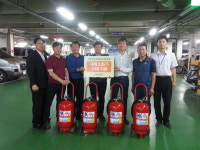 라온건설(주), 전통시장 화재안전시설 보강 위해 대형소화기 기증