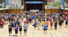 ‘내린천배 오픈 배드민턴대회’ 열려