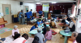 함양군 휴천면에서 경성대 약학대 약품 봉사활동 펼쳐