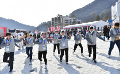 정선중학교, 동계올림픽 댄스 포퍼먼스