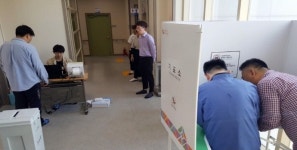 장흥군, 장애인종합복지관서 모의투표 체험 실시