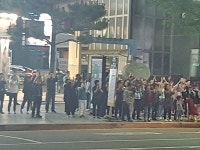 박성호 경남교육감 후보, 창원 정우상가 앞에서 마지막 유세 펼쳐