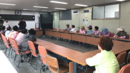 창원시 진해구 석동, 노인사회활동지원사업 안전교육 시행