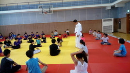 전주대정초 전교생, 유도로 심신 단련 눈길