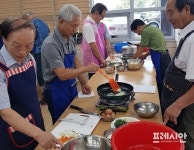장흥군, 실버남성요리교실 운영 큰 호응