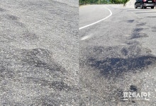 무주 적상면 구천터널 하행 급커브 내리막도로 아찔