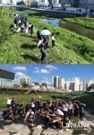 [포토뉴스] 마산무학여고, 삼호천 환경정비 봉사활동 ‘구슬땀’