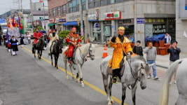 장수군, 전국체전 성공기원 성화 환영행사 개최
