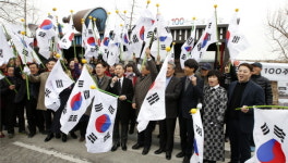 전주3.1운동 역사현장에 들어선 100주년 기념 승강장