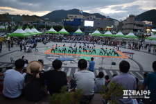 여수지역 도심에도 일본 아베정부 규탄 촛불    함성