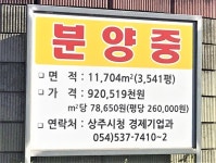 기업하기 좋은 도시, 상주시 화서 제2농공단지 추가 분양