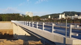 세종시 부강-연동 잇는 백천1교 가설공사 준공