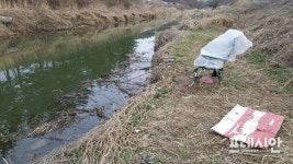 콘크리트 파일에 막힌 농로?…우포늪 낚시로 몸살