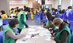 삼척시자원봉사센터, 사랑의 안심마스크 만들기 행사