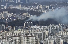 [2보] 전주 완산칠봉 산불 1시간 15분 만에 불길 잡혀