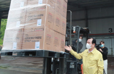 함양군,  산양삼 가공품 미국LA 수출길 올라