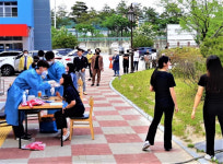한국펫고등학교, 기숙사 입소학생과 교직원 대상 검채채취 실시