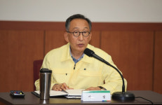 고희범 제주시장, 괭생이모자반 처리 감사문 발표