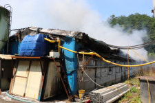 함안군 양돈 단지 내 화재 발생 2개동 소실