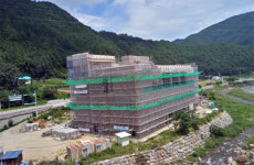 삼척 가곡 유황온천장, 캠핑장과 함께 내년 상반기 개장