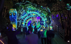 남망산 공원이 통영의 밤 디지털파크로 변신