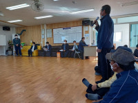 김태업 서귀포시장, 5일 가파도 방문 주민 불편 사항 점검