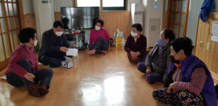 강진군. 작천면 경로당 32개소 방역수칙 준수 여부 점검