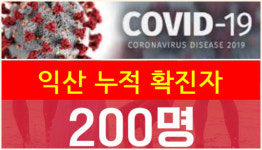 익산 코로나19 누적 확진자 200명...전북서 전주 이어 200명대 진입