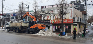 속초시, 시내 전역 제설작업 추진