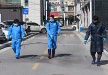 태백시 3개 봉사단체, 코로나19 방역봉사 1년째 눈길
