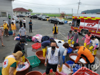 장흥지역 자활센터 집중호우 피해지역 방문 봉사활동