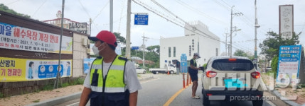 당진 삽교천 관광지 방역상태 허술