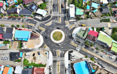정읍 옛 상동회관 앞 교통체계 회전교차로 체계 변경