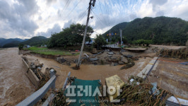 포항 죽장면 기록적인 폭우에 피해 규모 눈덩이처럼 불어