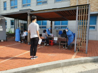 순창군보건의료원, 입원실 근무 간호인력 활용 선별진료소 운영