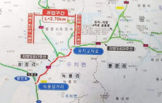 장흥군, 지방도 817호선 유치면 늑용~용문간 도로 4차로 확장
