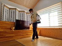 최수천 북부산림청장, 국립하늘숲추모원서 코로나19 방역 현장 점검