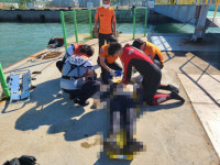 여수 광도 갯바위서 50대 낚시객 해상추락 사망